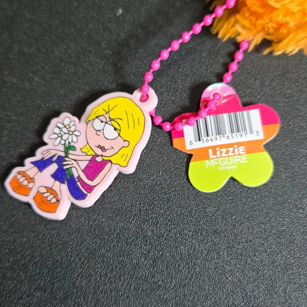 Disney Lizzie McGuire Profusion Fuzzy Orange Handheld Mirror Seriously Cool Y2K